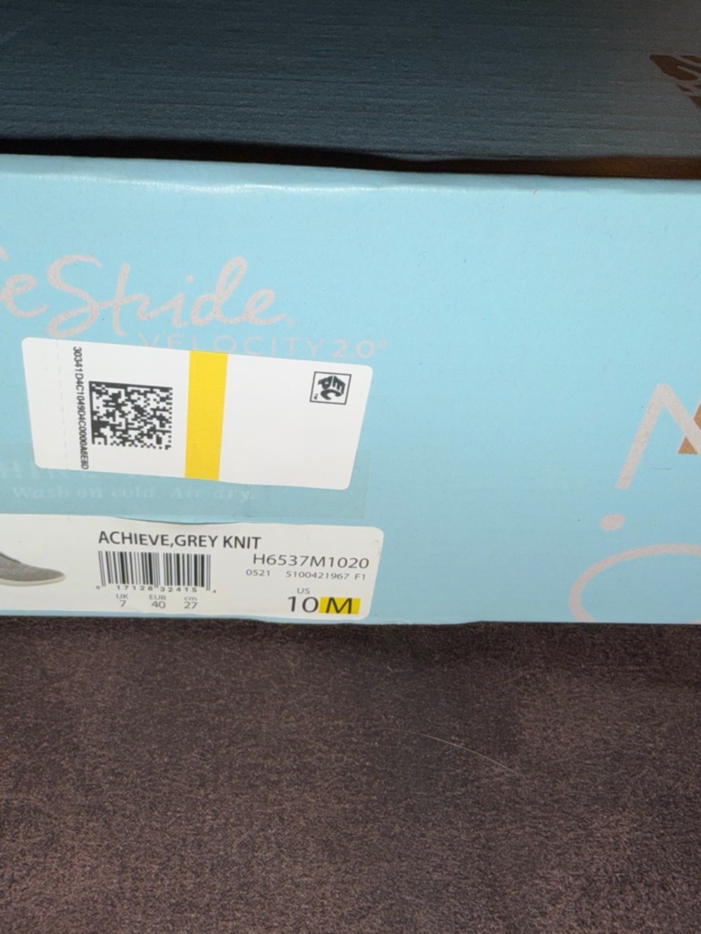 Life Stride Achieve Grey Knit Athletic Shoes